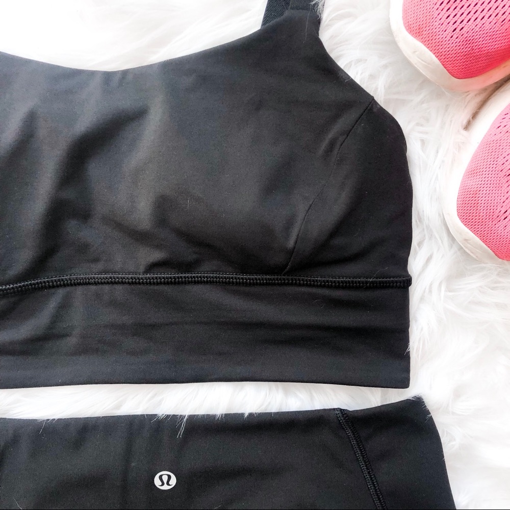 SOLD LULULEMON Black Bra Size 6 - Picture 6 of 7